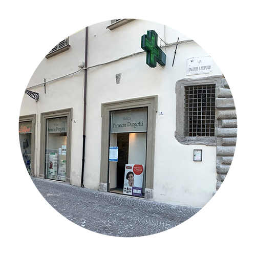 Ingresso Antica Farmacia Purgotti